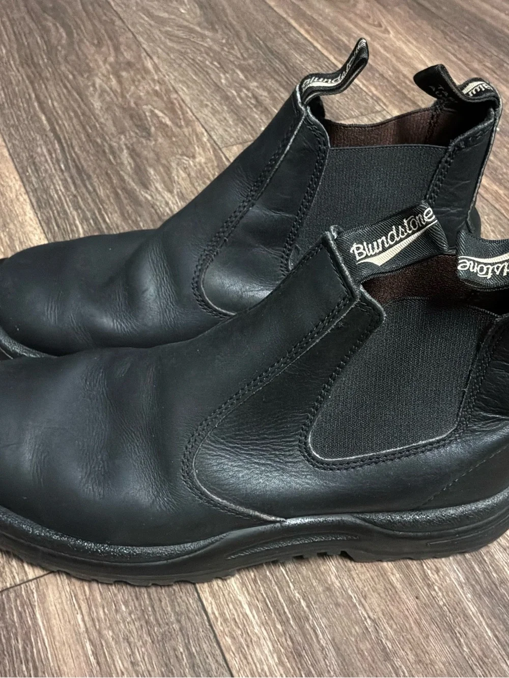 Blundstone Men's Black Leather Chukka Chelsea Boots